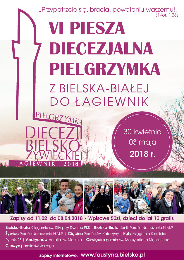Kronika VI Pieszej Pielgrzymki Diecezjalnej do Łagiewnik