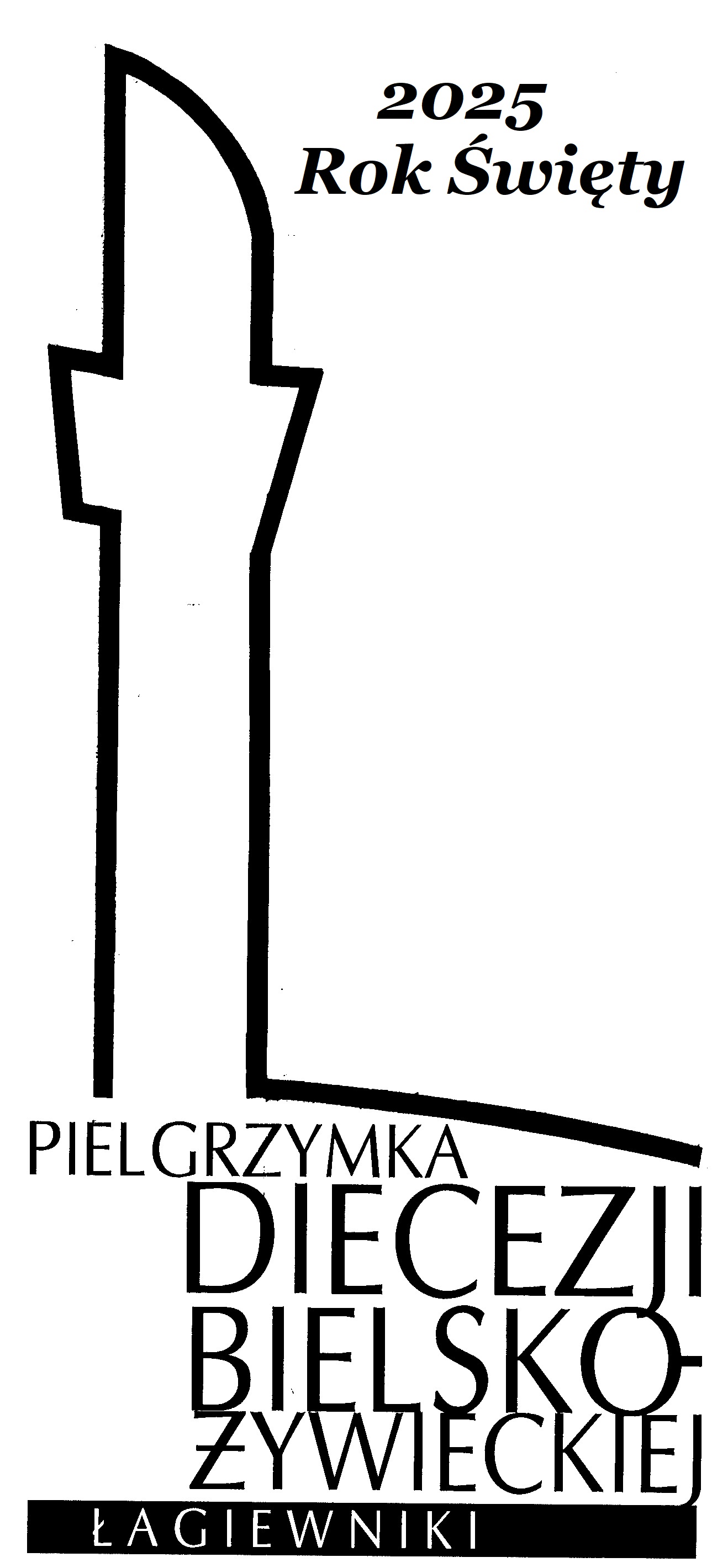 Logo Diecezjanej Pielgrzymki do Łagiewnik